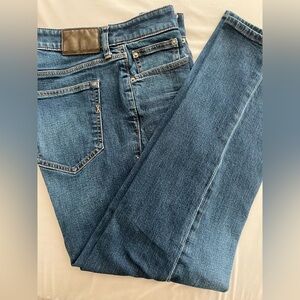 Express Men's Slim Straight Jeans - Blue